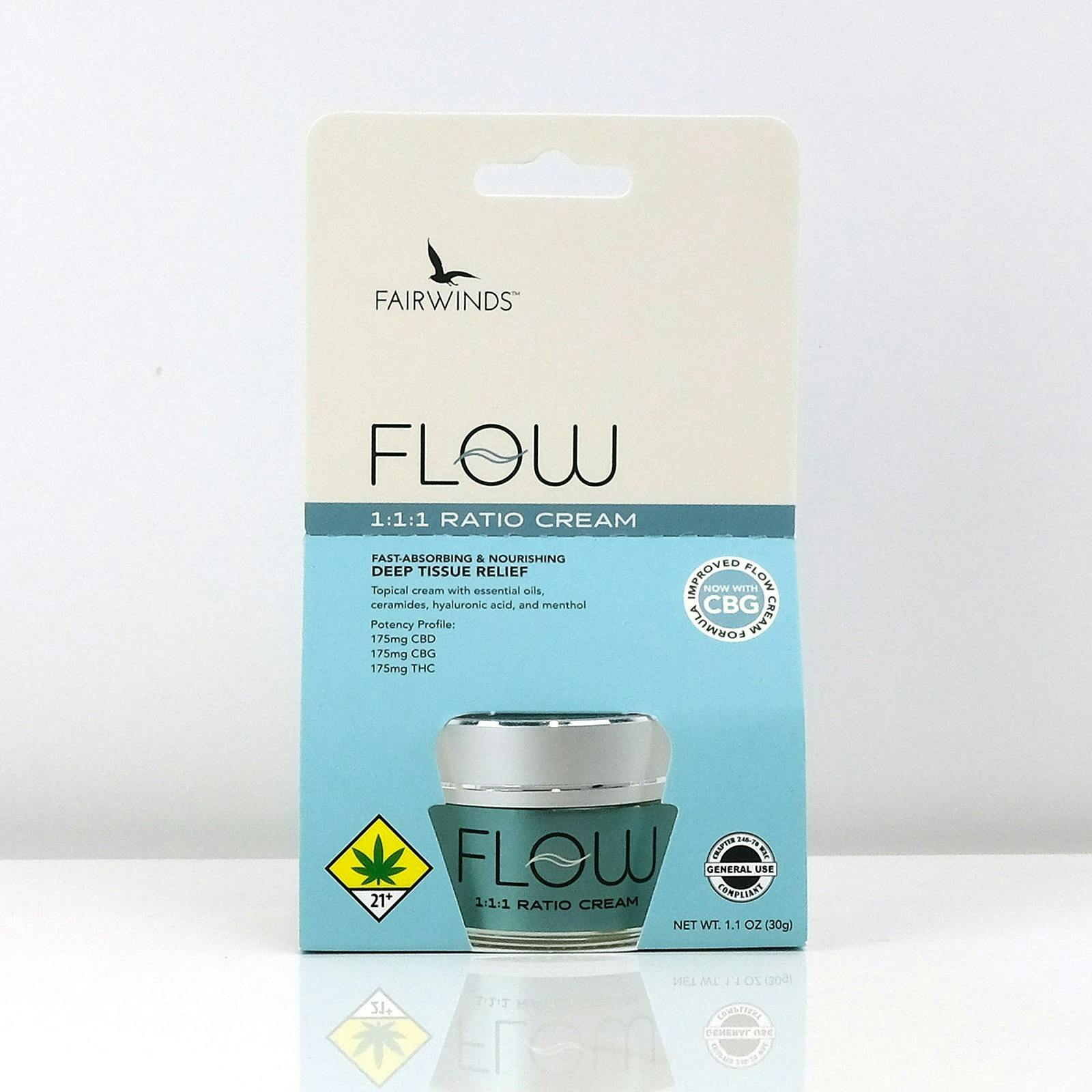 Fairwinds Manufacturing FLOW CBD Deep Tissue Cream Leafly