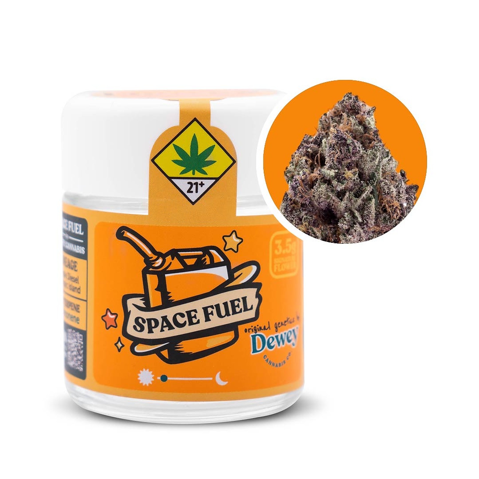 Dewey Cannabis Co.: 3.5g Signature Flower - Space Fuel | Leafly