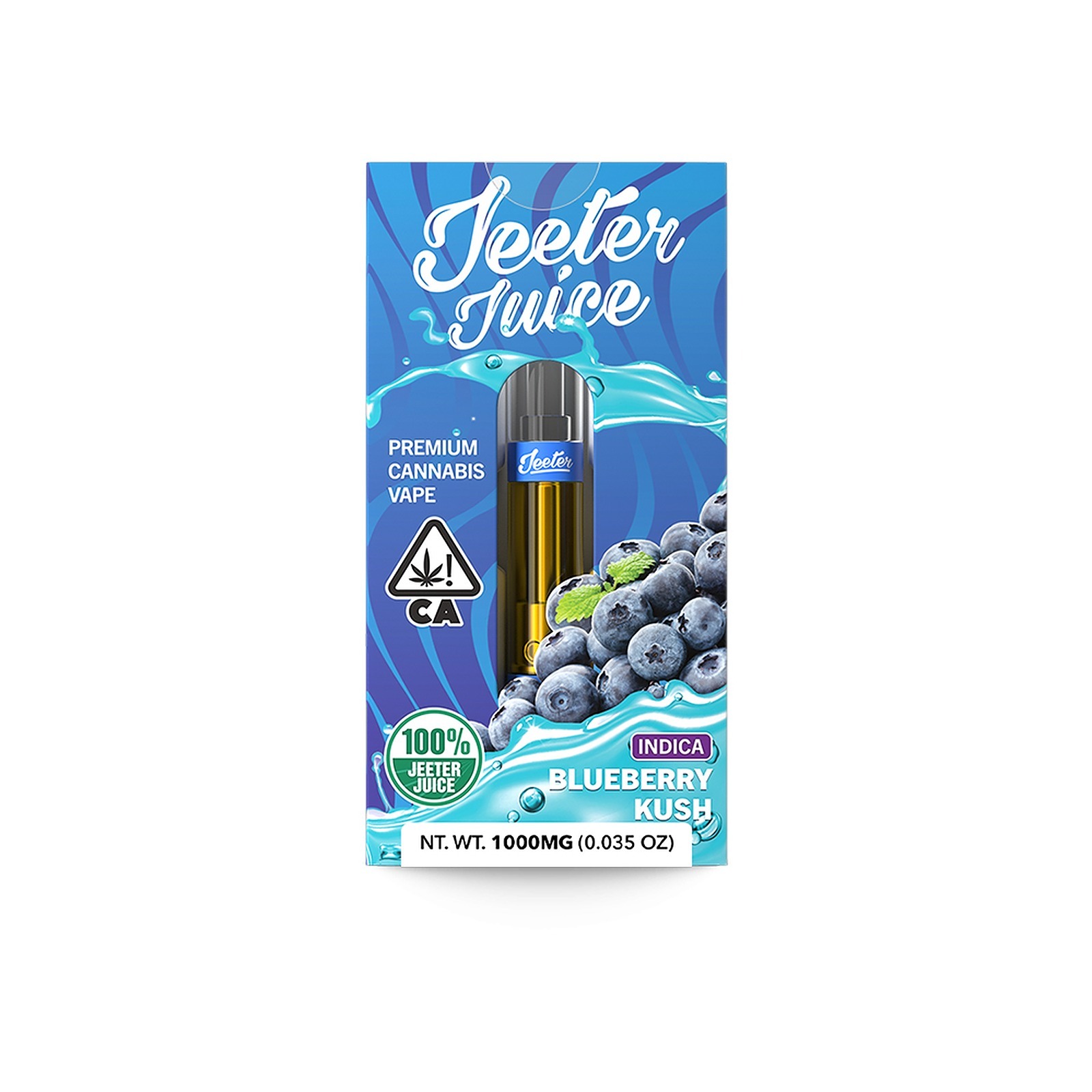 Jeeter: Blueberry Kush Jeeter Juice Vape Cartridge | Leafly