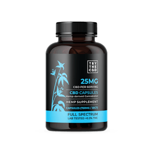 Photo of FULL SPECTRUM 750mg CBD Capsules 30ct