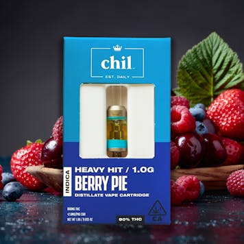 Photo of Berry Pie Indica Distillate Cart High Potency - 1 g