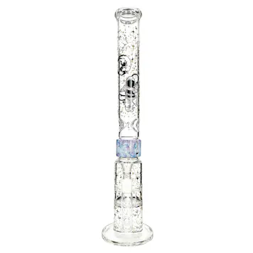 Photo of Prism Pipes 19” Spaced Out Honeycomb Perc Straight Tube Bong