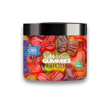 Photo of R.A. Royal Gummies: CBD Butterfly Gummy Jar (900 MG)