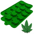 Product image for Marijuana Leaf Candy Mold - Green