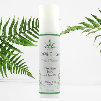 Photo of LOKAHI LEAF-Tribal ReleafIntensive Relief Rub w/ EMU Oil CBD 1000 mg