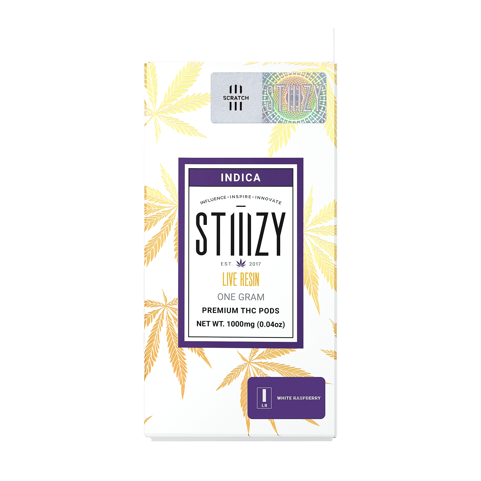 STIIIZY: WHITE RASPBERRY - LIVE RESIN POD 1G | Leafly