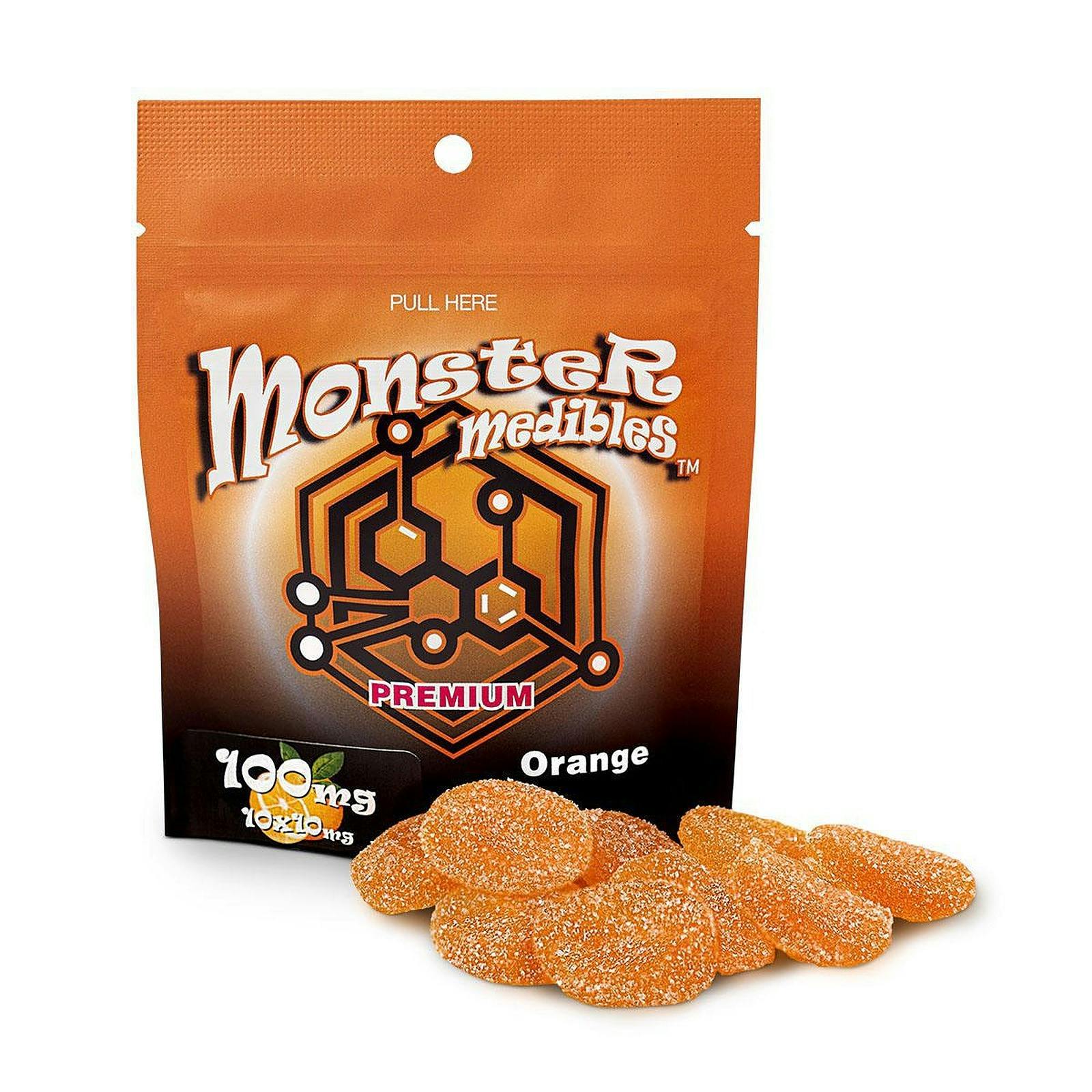 Monster Xtracts Orange 10x10mg Gummies Leafly