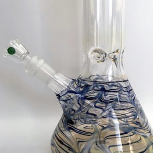 Photo of Gold Fumed Glass Beaker Bong 12"