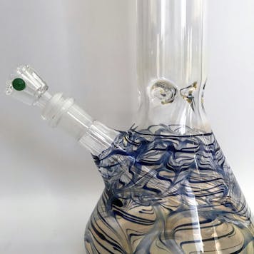 Photo of Gold Fumed Glass Beaker Bong 12"