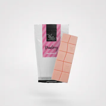 Photo of Strawberry White Chocolate Bar 100mg