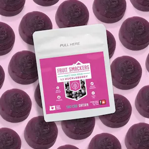 Photo of 100mg Fruit Smacker 10pk - 1 -1 Huckleberry (Runtz Hash Rosin) - Sativa