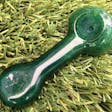 Product image for Emerald Green Glass Pipe 4"