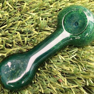 Photo of Emerald Green Glass Pipe 4"