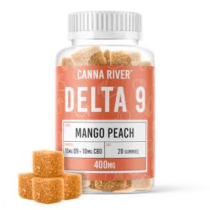 Photo of D9 Gummy - Mango Peach / 400mg / 20 Gummies