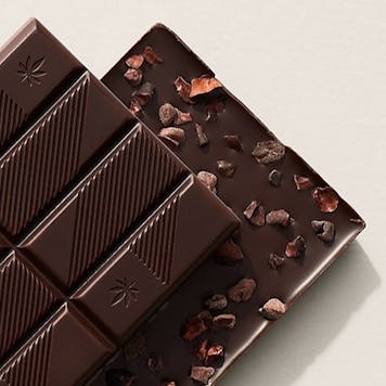 Photo of 5mg : 2mg CBN Kiva 'Midnight Mint' Dark Chocolate Bar 100mg THC : 40mg CBN total