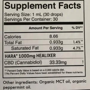 Photo of Healixer 1,000 MG Full Spectrum CBD Tincture
