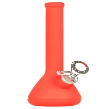 Photo of 7.5" Skinny Neck Silicone Beaker Bong