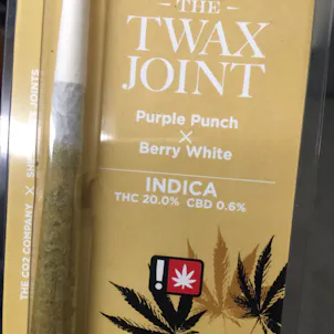 Photo of 1g Purple Punch x Berry White - Twax Joint - Indica