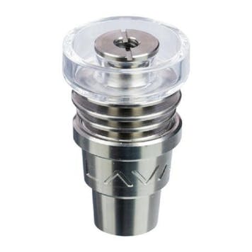 Photo of 14mm/18mm Universal Domeless Titanium Nail with "Quartz Dish"