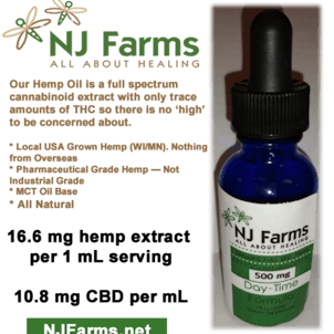 Photo of Full Spectrum Organic Hemp CBD Oil - Day-Time Mint - 500 MG