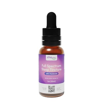 Photo of Quality Melatonin-Infused Chow Full Spectrum CBD Oil Tincture for Sleep
