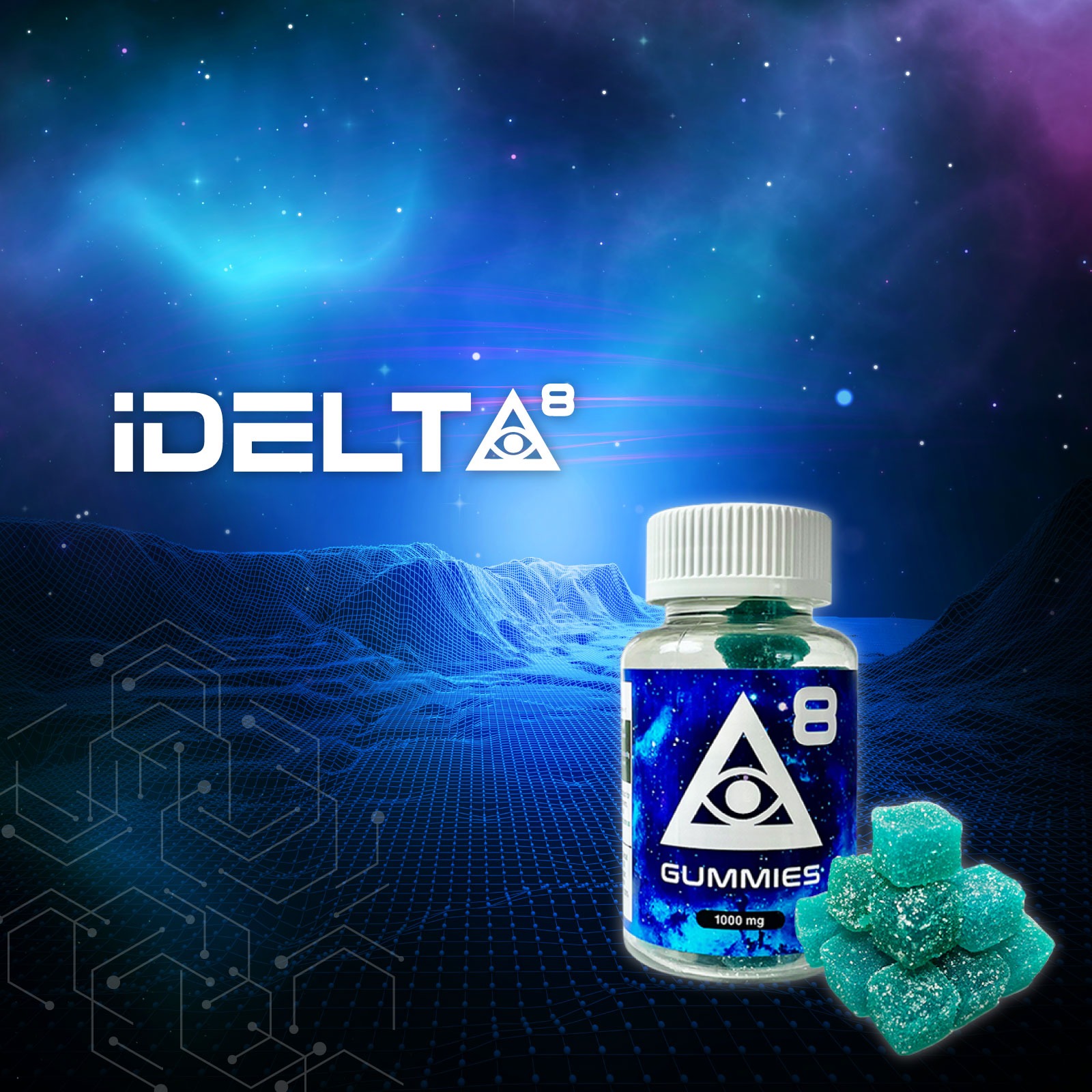 IDELTA8: Delta 8 Gummies 20ct – 50mg Per Gummy | Leafly