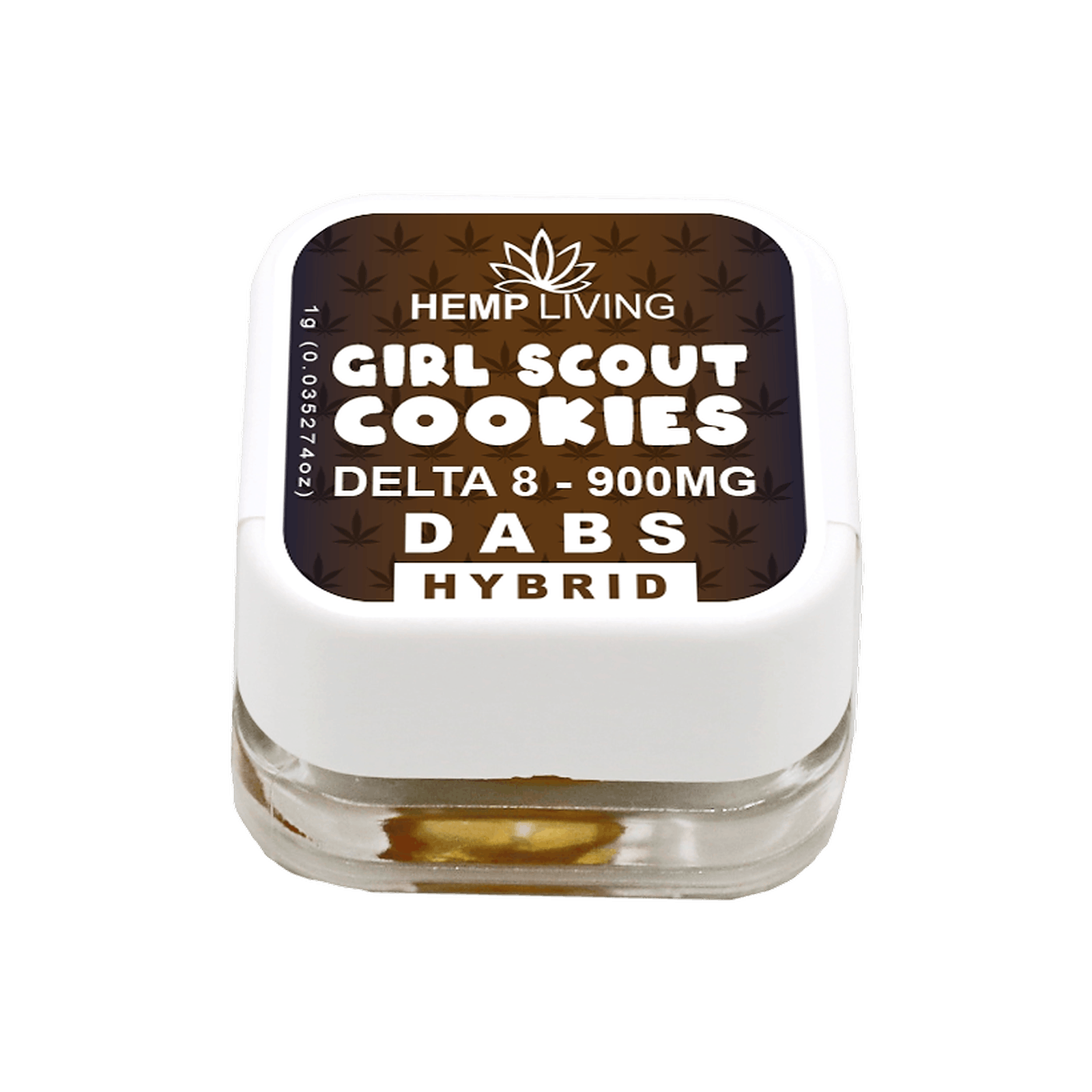 Hemp Living Hemp Living Delta 8 Dab Wax 1g Jar Girl Scout Cookies 900mg Leafly