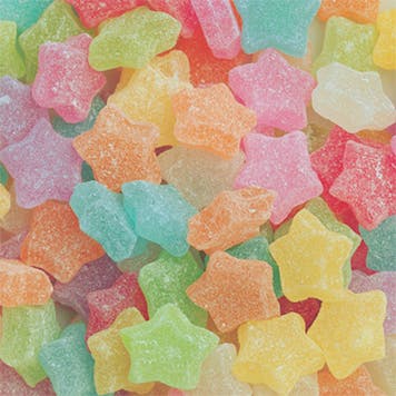 Photo of Hemp Based Star Sour Gummies Kosher