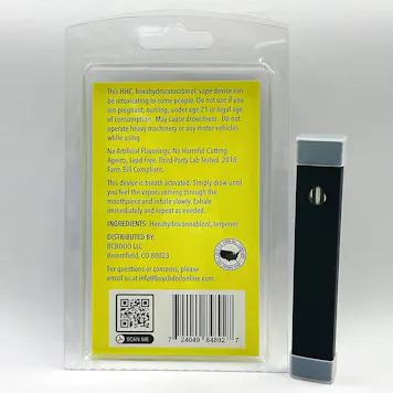 Photo of 1ml Disposable Vape HHC Pineapple Orange