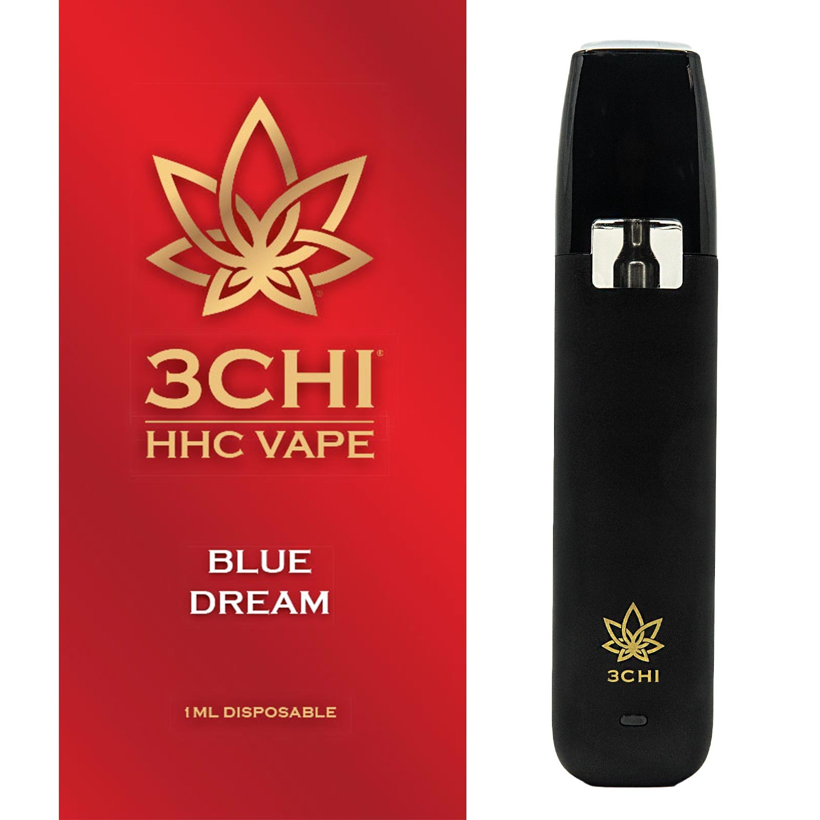 3CHI: HHC Disposable Vape Cartridge - Blue Dream - 1ml | Leafly