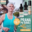 Product image for Prana PM Hemp Oil Combo w/ Free Award Winning Aromatherapy Roll-On, Free Prana AM & Free Shipping