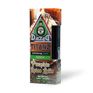 Photo of Pumpkin Spice Latte Delta 8 Titanz Disposable — 2 Grams