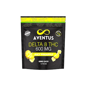 Photo of AVENTUS8 DELTA 8 THC INFUSED GUMMIES JUICY PINEAPPLE
