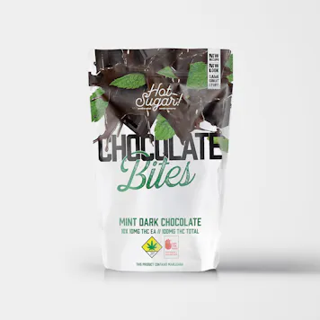 Photo of Mint Dark Chocolate 100mg 10-pack