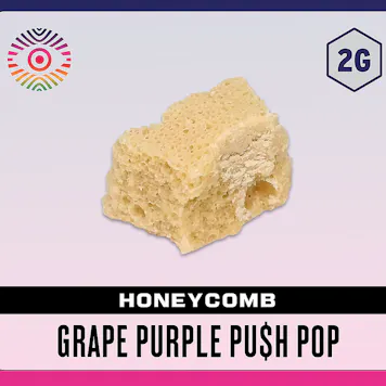 Photo of Grape Purple Push Pop Honeycomb 2 Gram