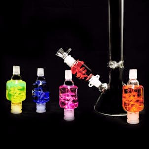 Photo of Glycerin Coil Chillers - Hand Blown, Fits any 18 - 19mm joint!
