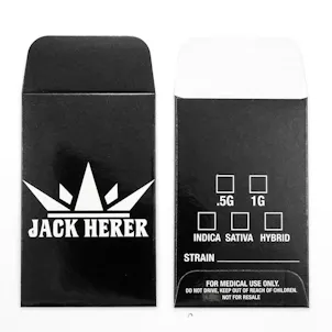 Photo of 25 JACK HERER by Shatter Labels Cannabis Strain Concentrate Envelopes #247