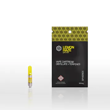 Photo of LEMON HAZE 1:1 CBD 500 mg Vape Cartridge