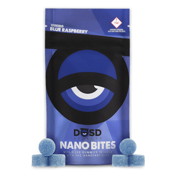 DOSD 1000mg | Blue Raspberry Indica | Gummies
