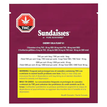Photo of Cherry Cola 5:1 Sundaisies by Pure Sunfarms