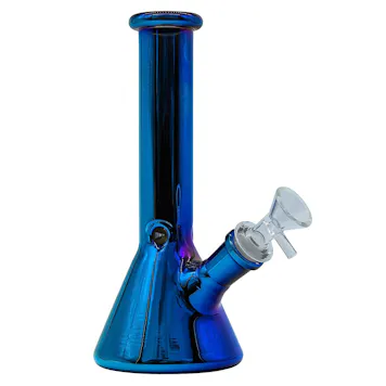 Photo of LA Pipes 8” Iridescent Glass Beaker Bong