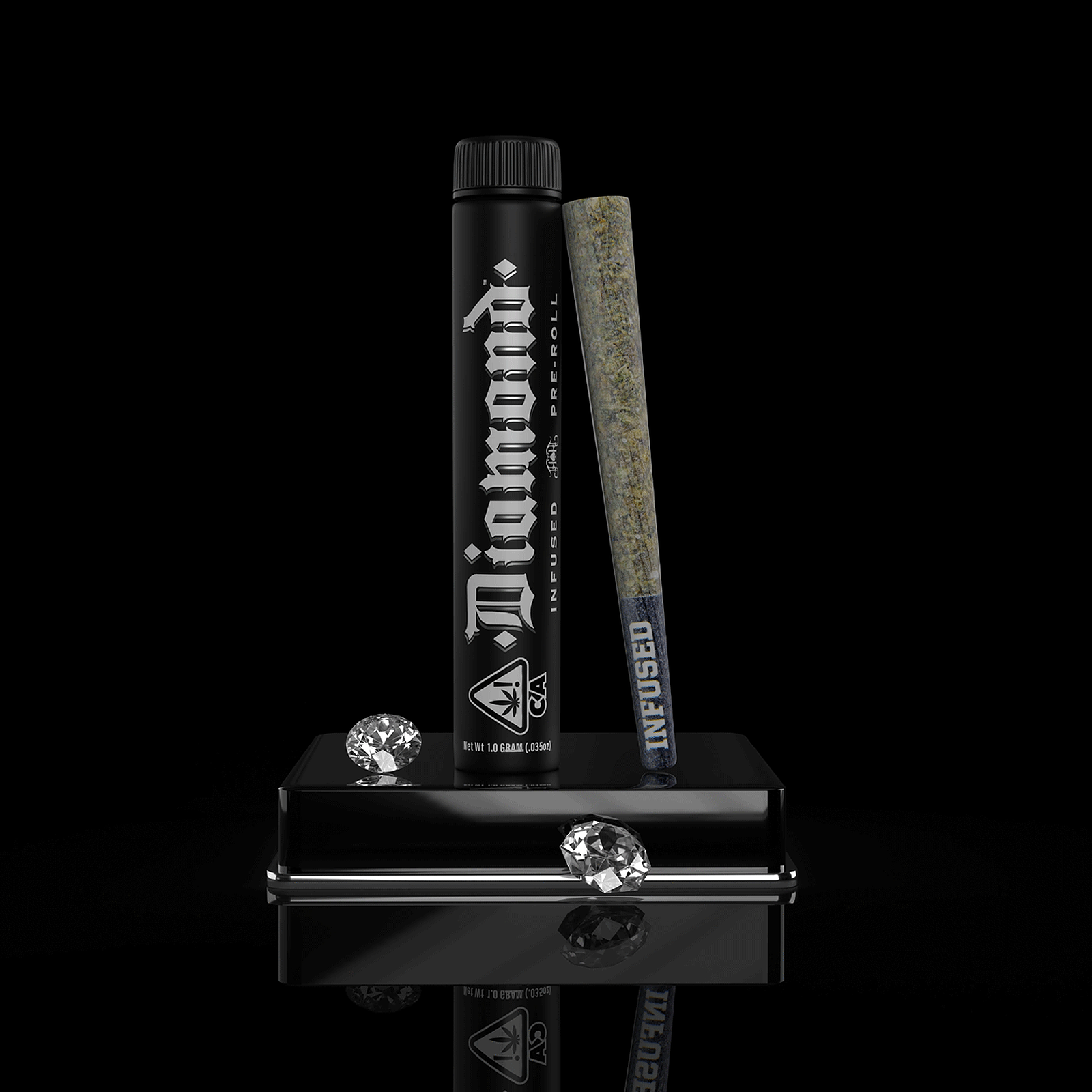 Heavy Hitters: God's Gift Infused Diamond Pre-Roll 1g (Indica) | Leafly