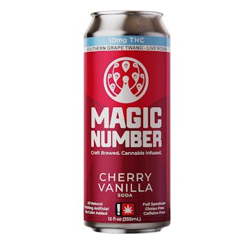 Cherry Vanilla Soda - 10mg THC (Net.Wt.12fl.oz/355mL)