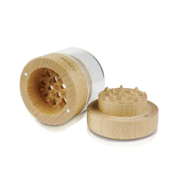 Photo of RYOT® Wood GR8TR® with Clear Jar Body and Beech Top
