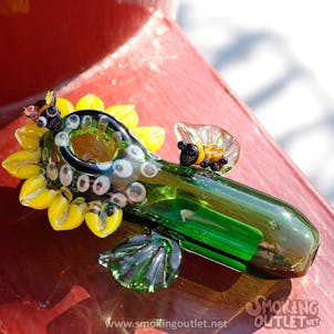 Photo of Sunflower Spoon Pipe by Apollo Glassworks