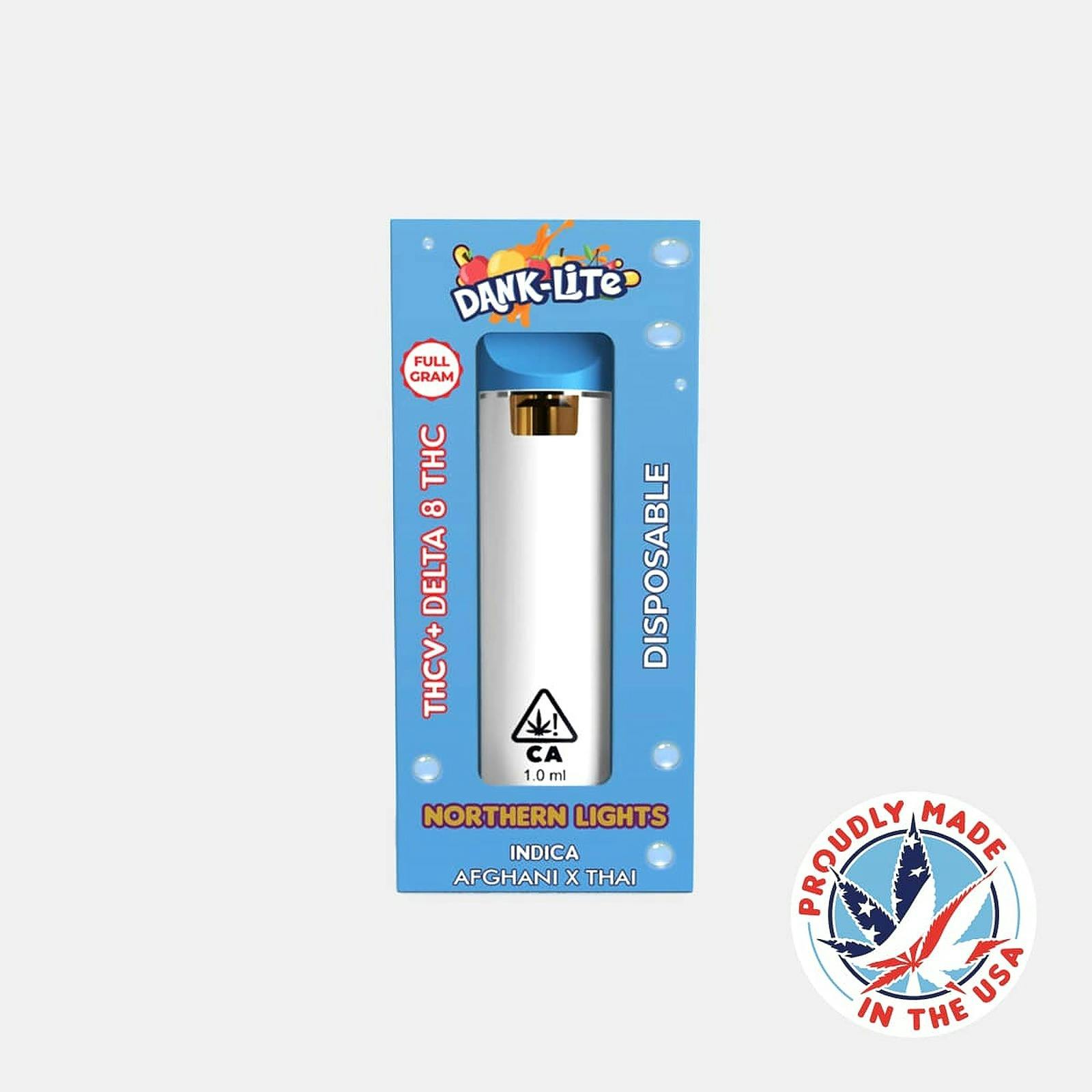 DankLite THCV Disposable Vape Northern Lights (Indica) Leafly
