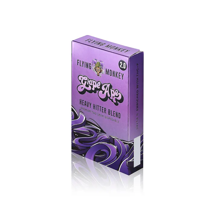 Flying Monkey: Heavy Hitter 2g Disposable Vape - Grape Ape