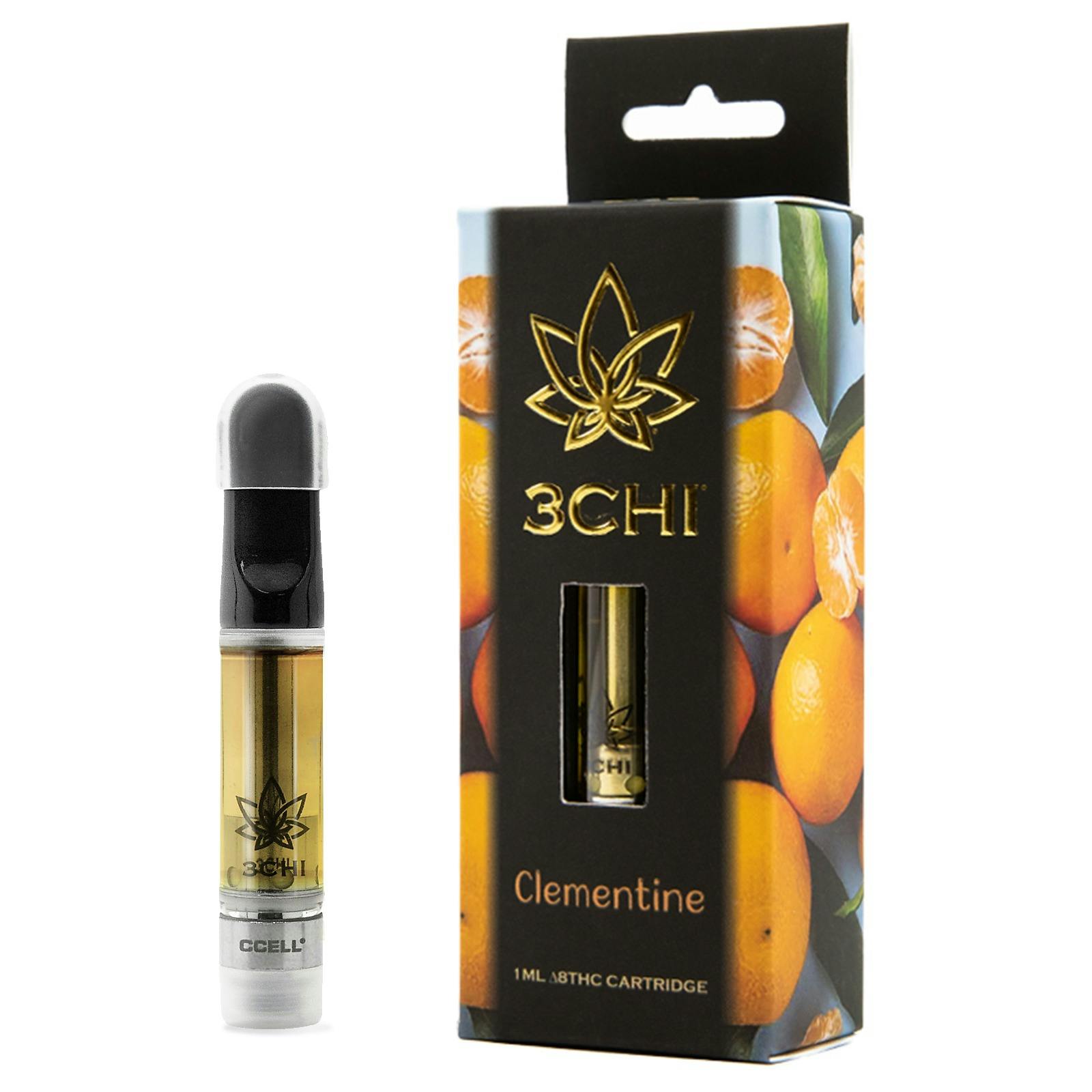 3chi Delta 8 Thc Vape Cartridge Clementine Cdt 1ml Leafly
