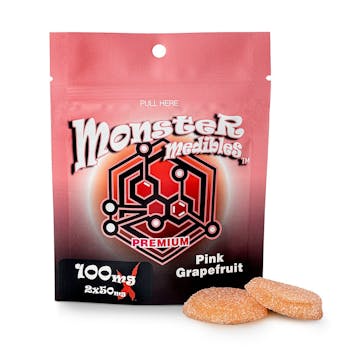 Photo of Pink Grapefruit 2x50mg Gummies