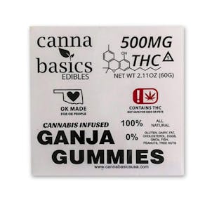Photo of GANJA GUMMIES 500MG - CANNA BASICS